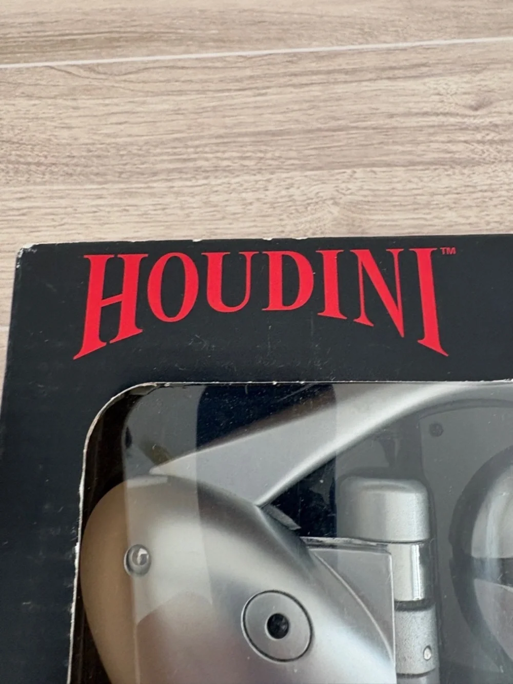 Houdini Lever Corkscrew Silver Cutter Wine Opener